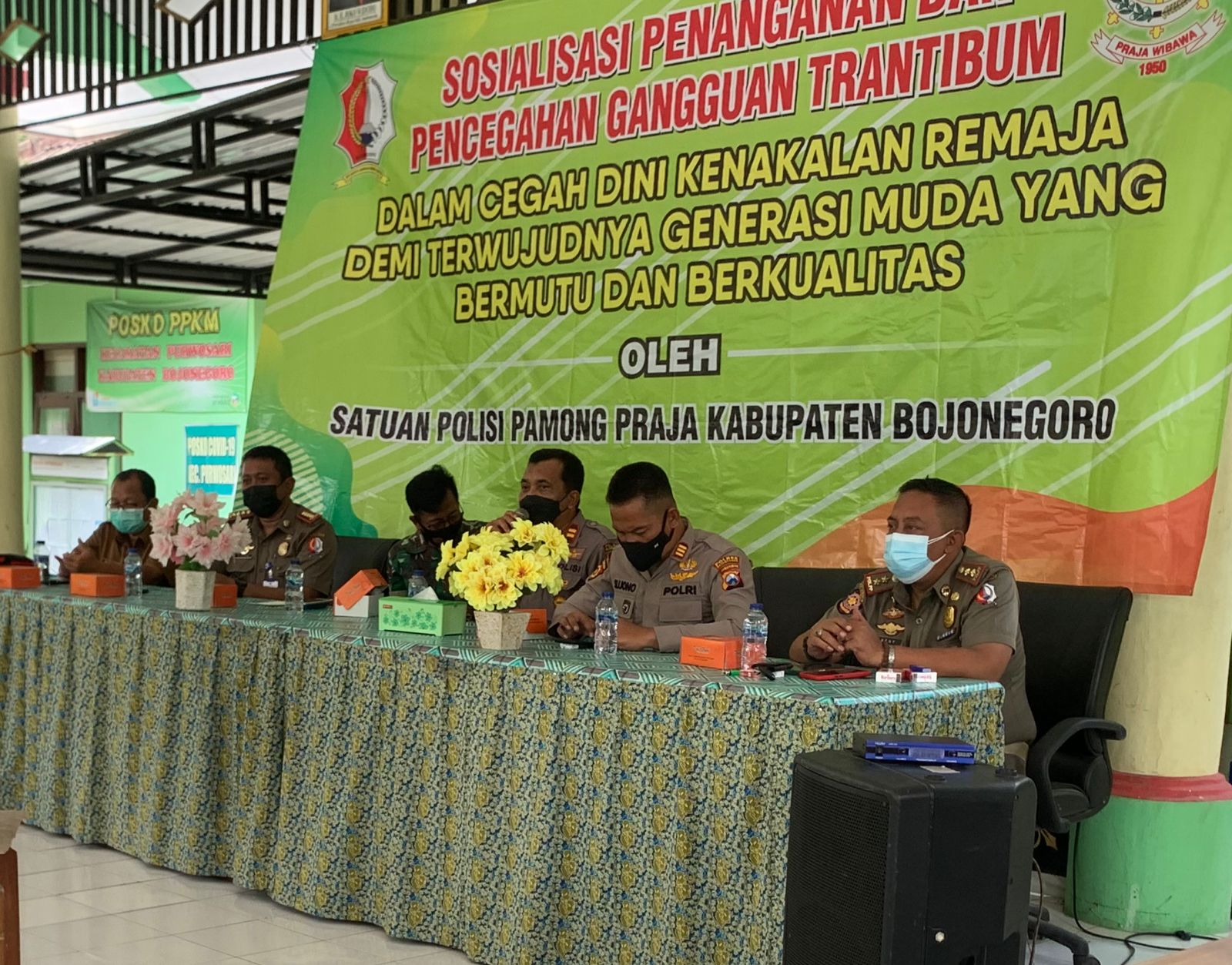 Sosialisasi Penanganan dan Pencegahan Gangguan Trantibum