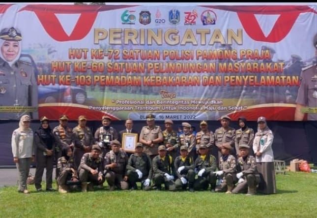 Peringatan HUT Satpol PP ke-73 , Satlinmas ke-60 dan Damkar ke-103