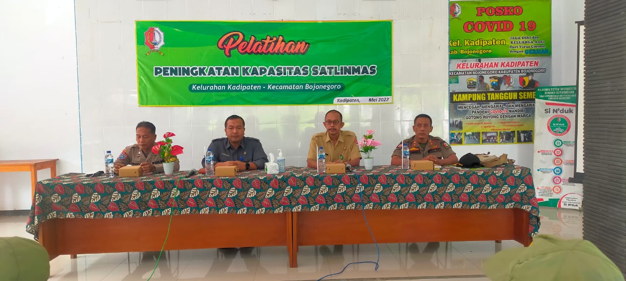 Pelatihan Kapasitas Satlinmas oleh Satpol PP Kabupaten Bojonegoro