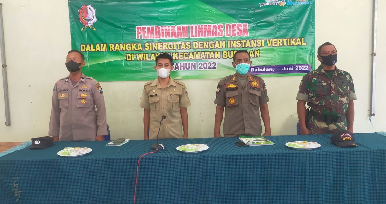 Satpol PP Bojonegoro melaksanakan giat Pembinaan Satlinmas Desa