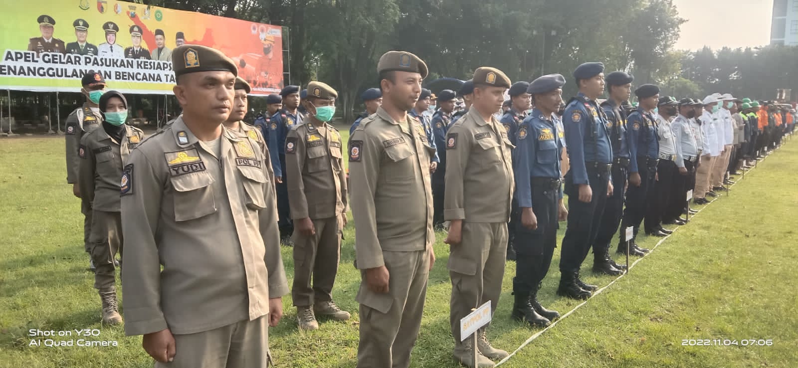 Apel Gelar Pasukan Kesiapsiagaan Penanggulangan Bencana Tahun 2022