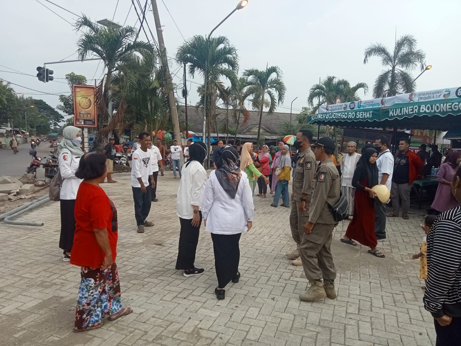 peresmian/ Tasyakuran relokasi pedagang kaki lima (PKL) di eks BPR
