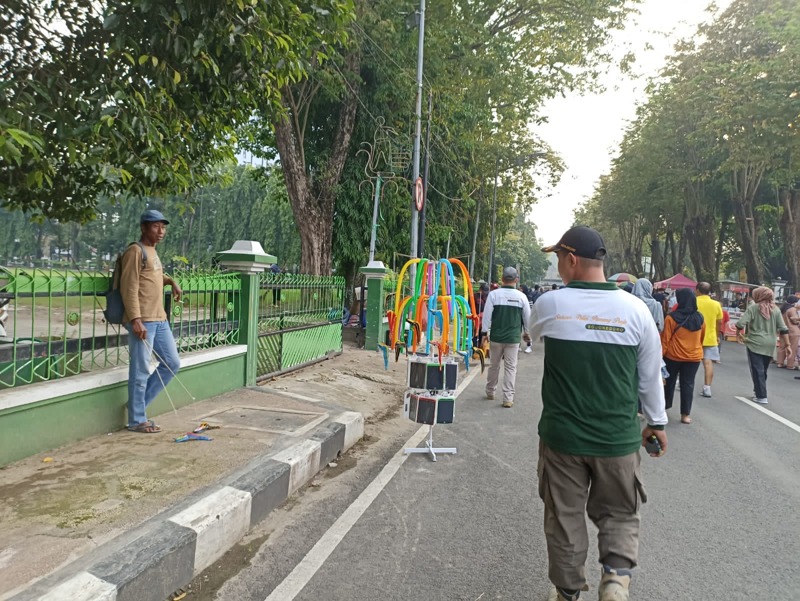 Satpol PP Bojonegoro pengamanan kegiatan Car Free Day