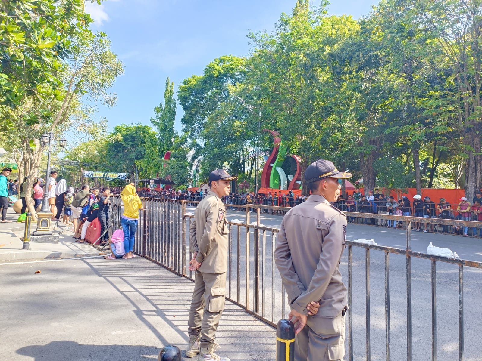 Pengamanan kegiatan Road Race Dandim Cup 2023 di Kabupaten Bojonegoro