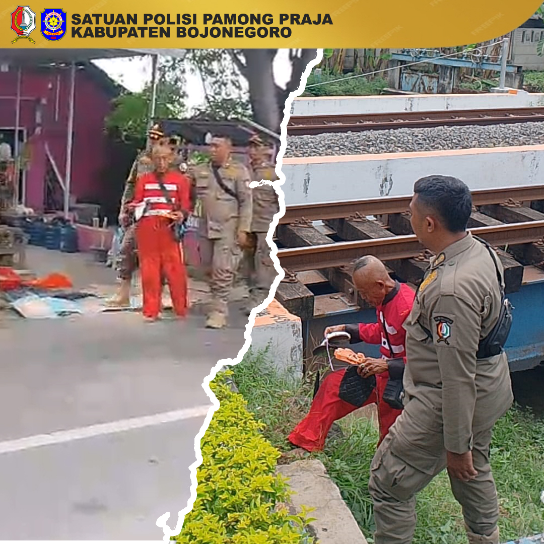 Satpol PP Amankan PMKS di Traffic Light Jambean Bojonegoro