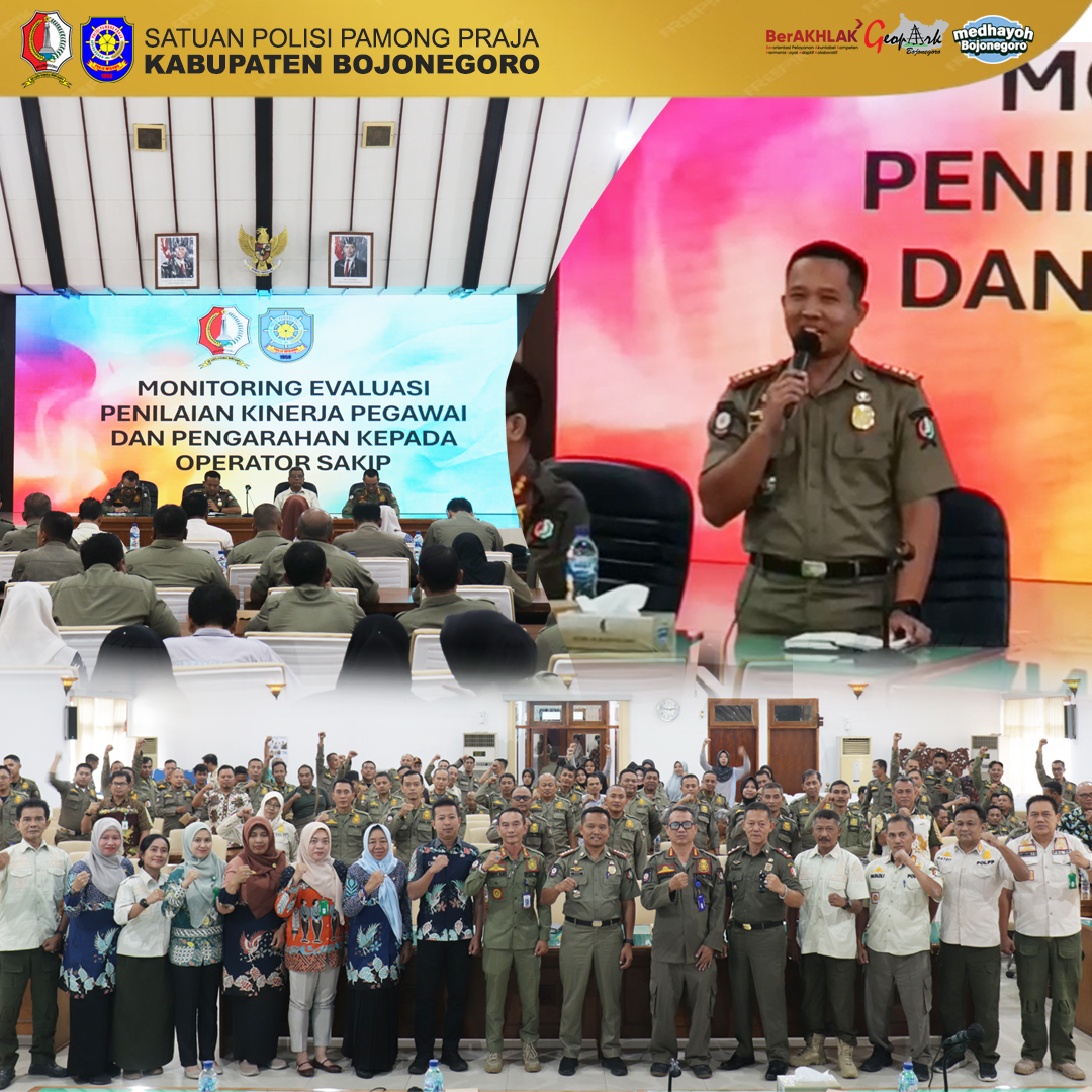Tekankan Profesionalisme dan Pelayanan Prima Satpol PP Menggelar Monev Kinerja