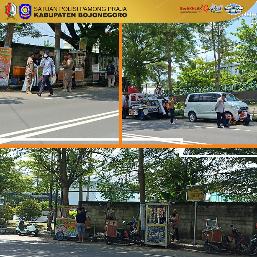 Operasi Gabungan Satpol PP  dan Dishub
