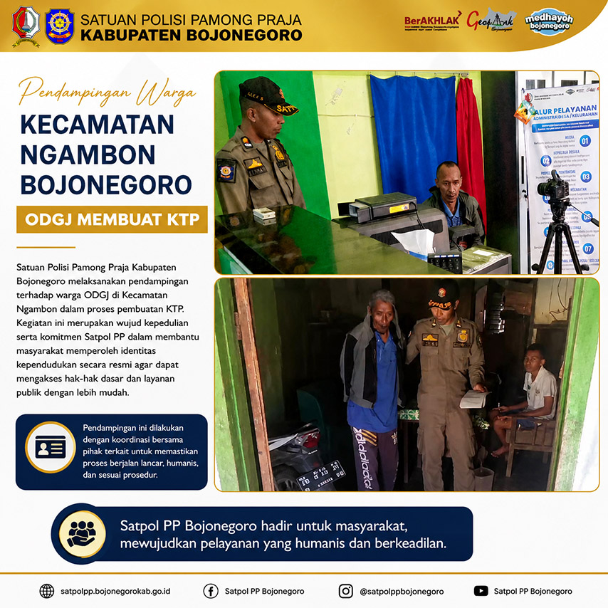 Pengamanan dan Pendampingan Pembuatan KTP-el ODGJ