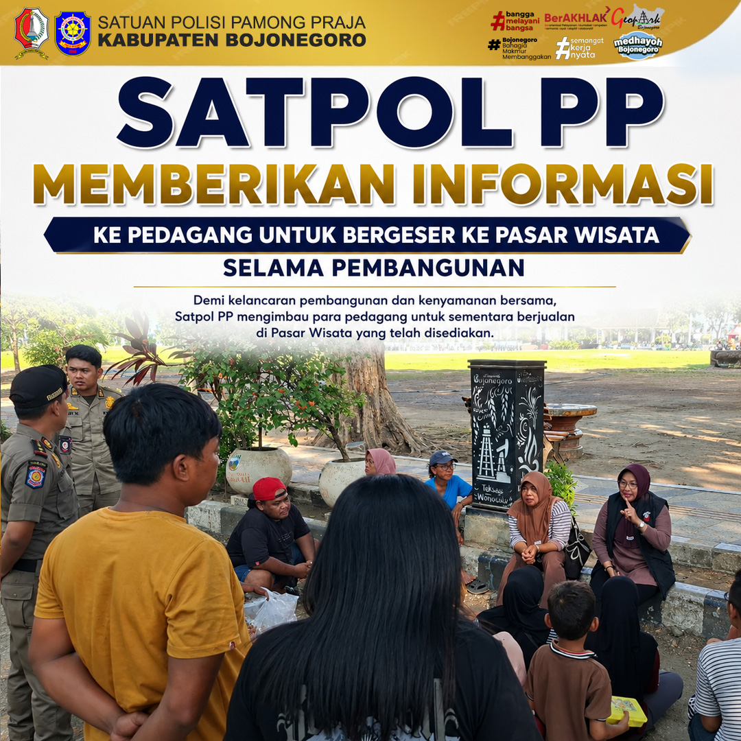 Pembinaan penyampaian Informasi kepedagang dalam Rangka Penataan Pasar Kota