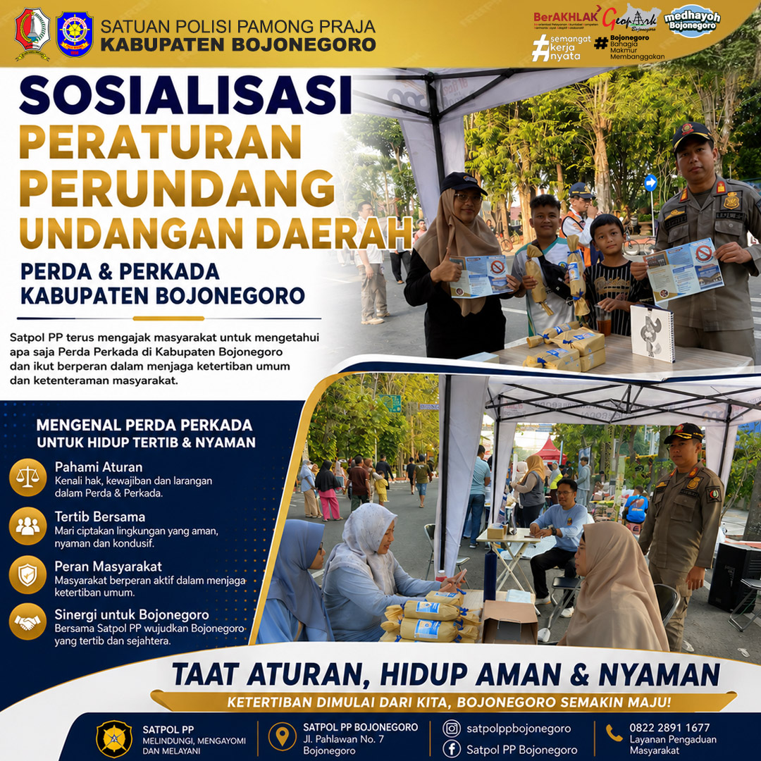 Satpol PP membangun budaya sadar hukum bersama masyarakat