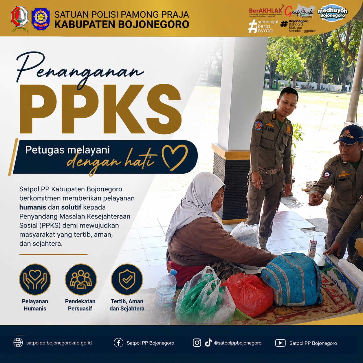 Dialog Persuasif Satpol PP Berujung Solusi