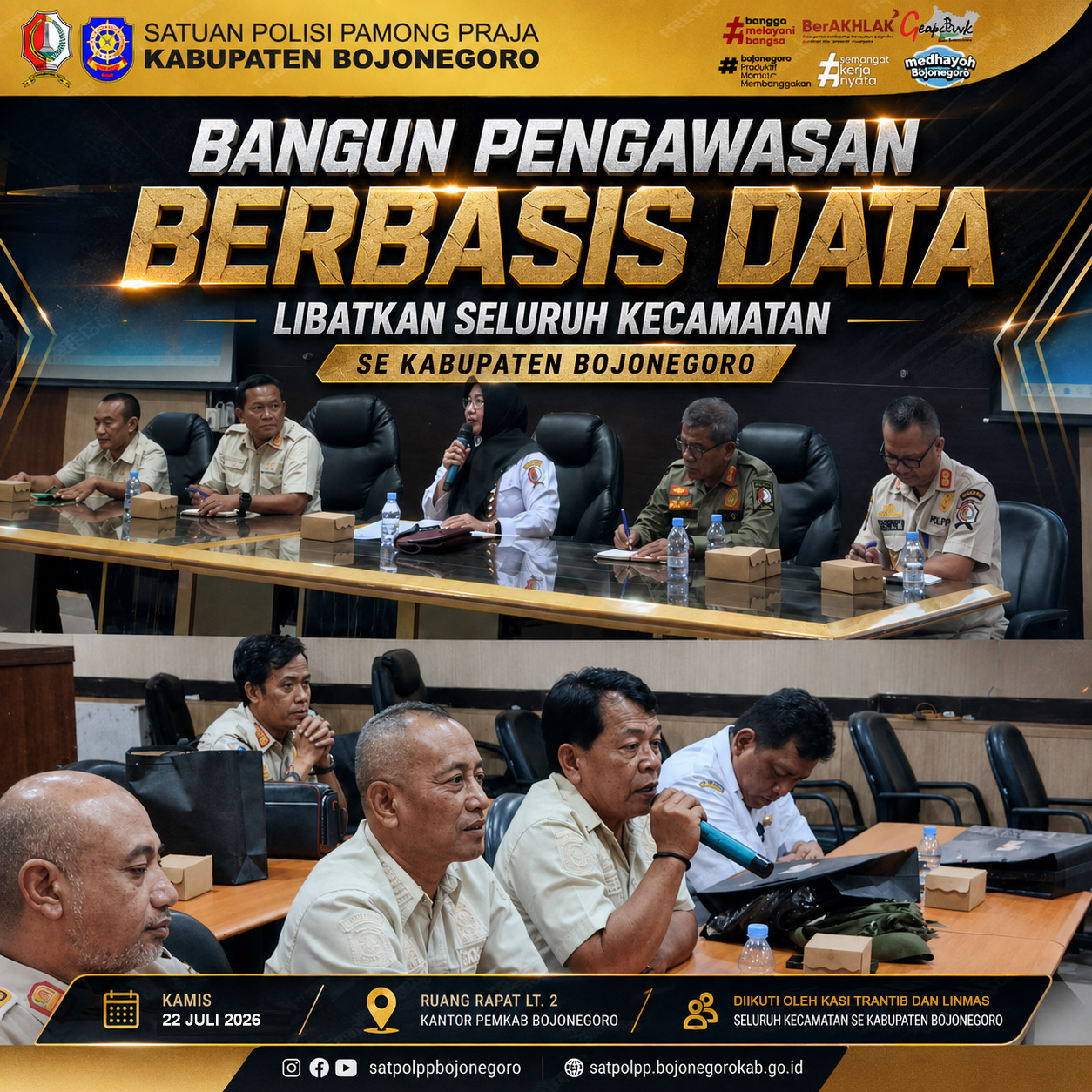 Bangun Pengawasan Berbasis Data Libatkan Seluruh Kasi Trantib Kecamatan