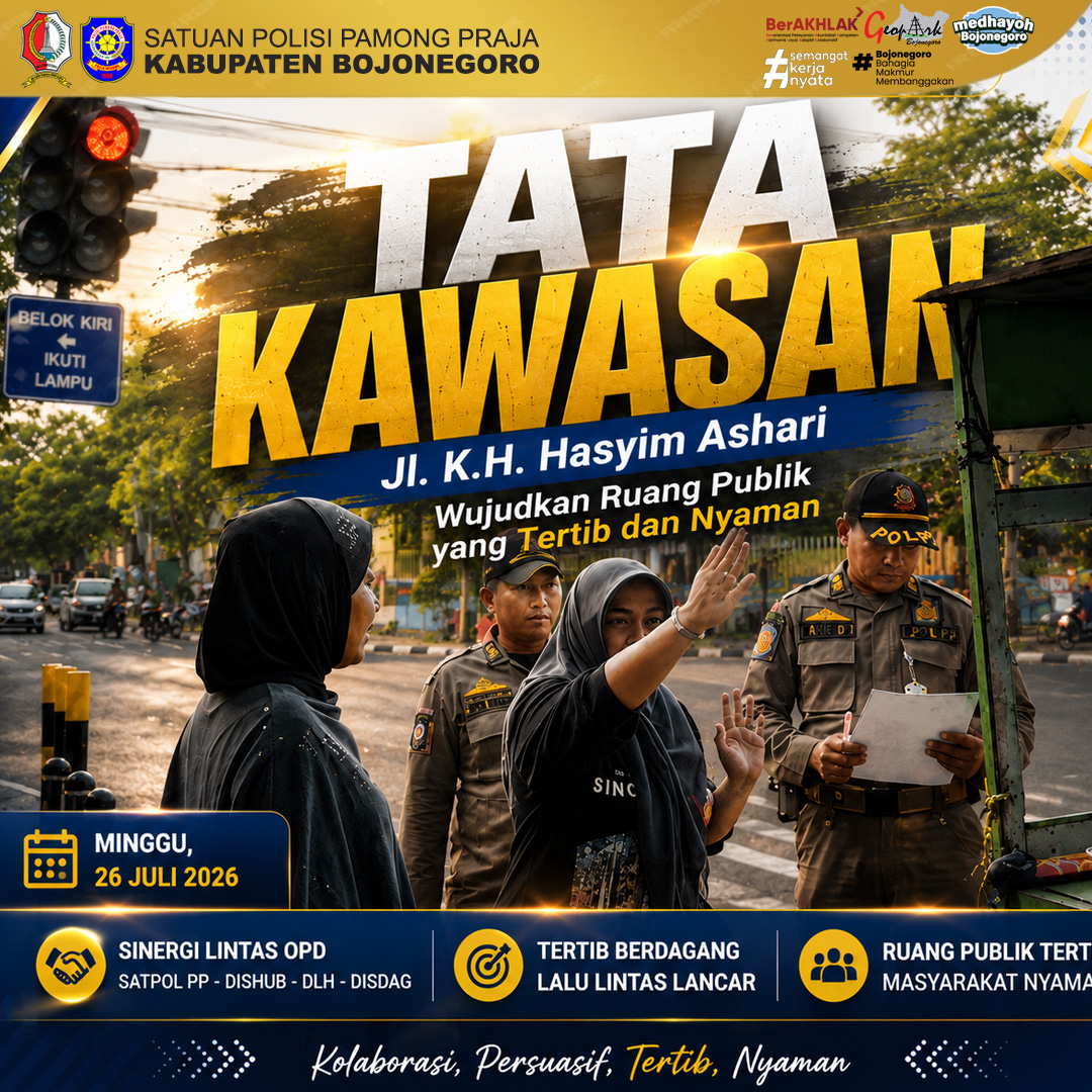 Tata Kawasan Jl. K.H. Hasyim Ashari Wujudkan Ruang Publik yang Tertib dan Nyaman