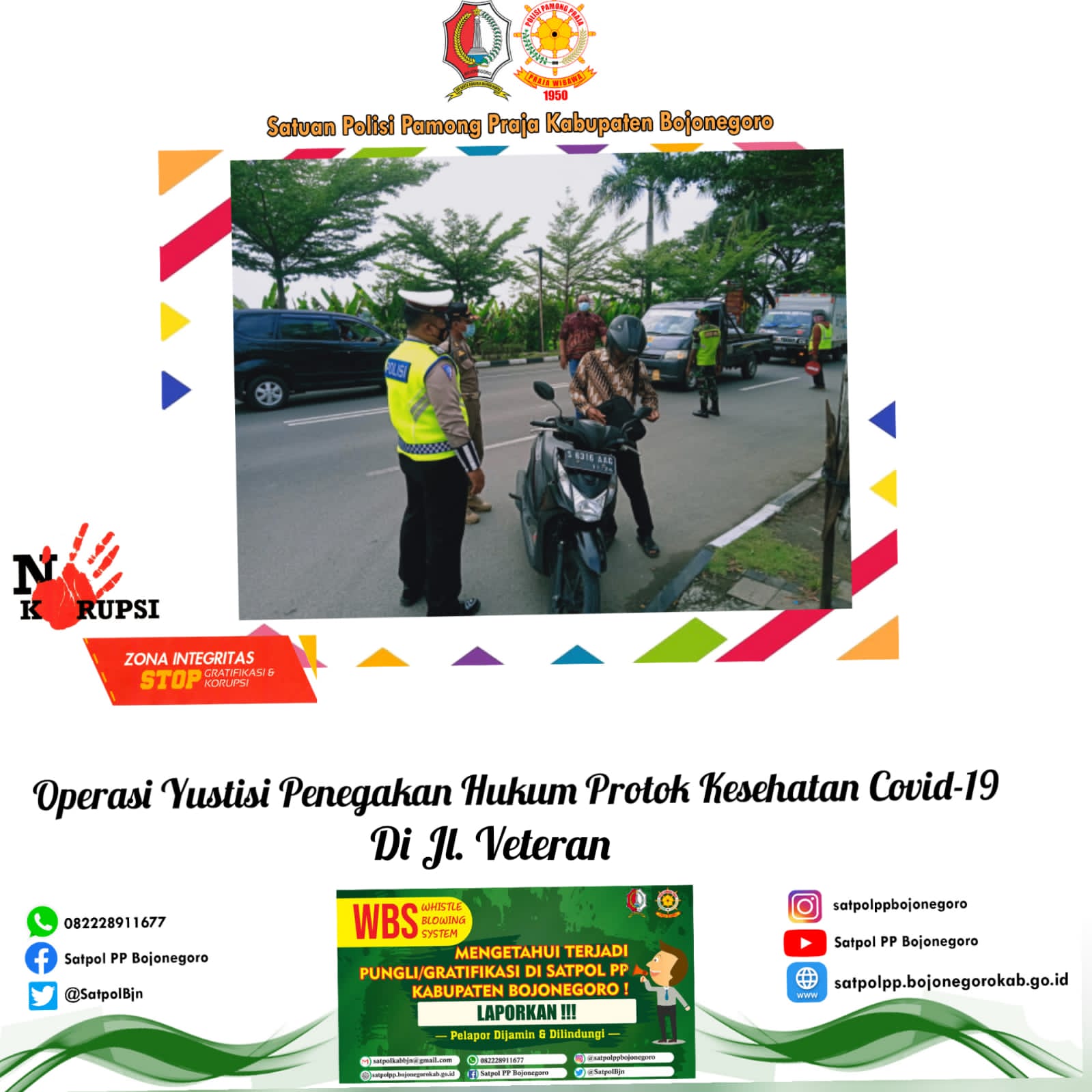 Penegakan Prokes Kesehatan Covid-19