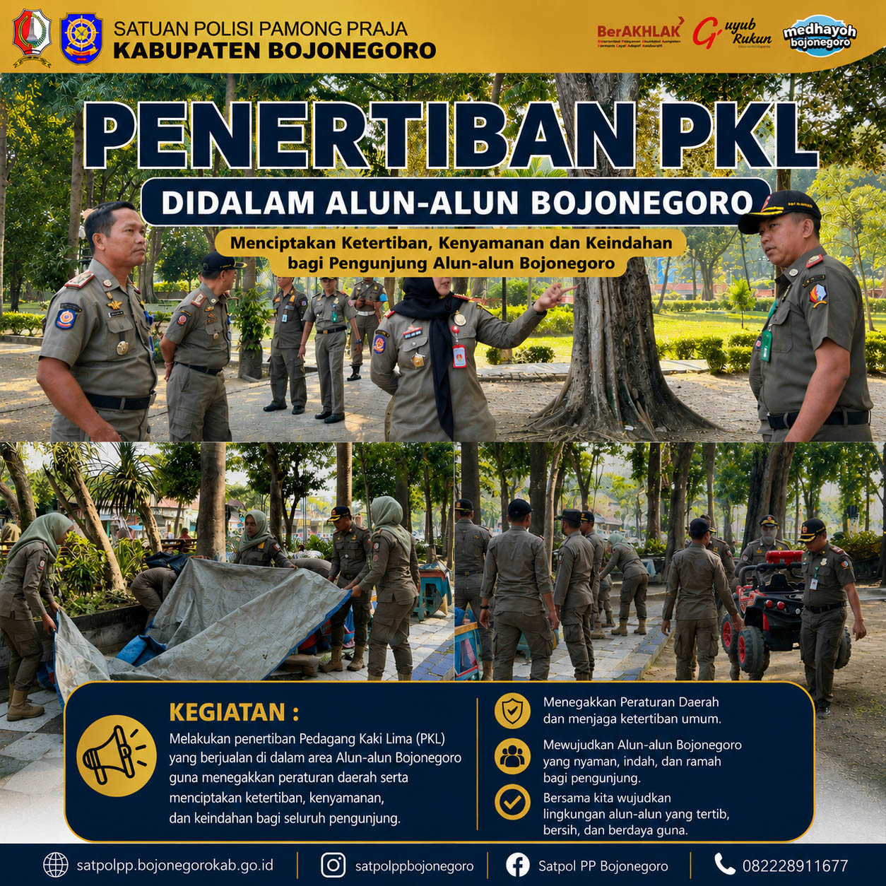 Ada apa Pedagang di Kawasan Alun-Alun Bojonegoro